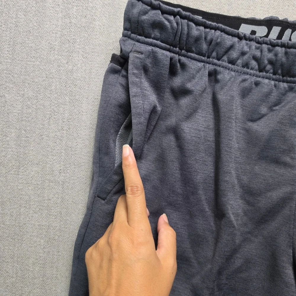 Russell Athletic Joggers Men Large Gray Heathered Tapered Sweatpants